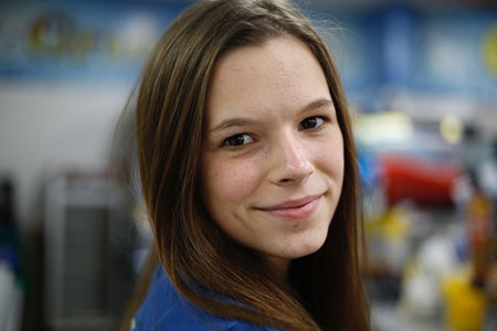 Woman without make-up