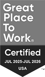 Great place to work, Certified 2025 USA logo